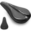 image:imageBUCKLOS Gel Bike Seat Cover Bicycle Seat Cushion Comfort for Men Women Waterproof Extra Soft Bicycle Saddle Cover Fit for Stationary Mountain amp Road BikesPUGel 3SILVER