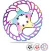 image:imageBUCKLOS IIIPRO 140mm 160mm 180mm 203mm Floating Bike Disc Brake Rotor with 6 Bolts Mountain Bike MTB Stainless Steel Bicycle Disc Brakes Rotors for Road BikeEbikeBMXBlackMulticolour