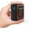 image:imageBUCKLOS Mini Bike Pump Electric Portable Max 150PSI with Digital Pressure Gauge Tiny Bicycle Tire Pump Auto Stop Rechargeable Air Pumps Presta and Schrader Valve for Road Mountain Bike EBikeblackorange