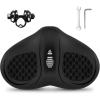 image:imageBUCKLOS New Noseless Bike Seat for Comfort MenampWomen Extra Wide Bicycle Seat Cushion Oversized Comfortabele Foam Padded Bike Saddle for Peloton Exercise Bike Ebike Cruiser Bikes1338L94WBlack