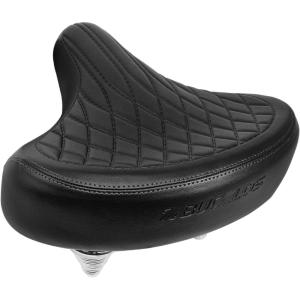 image:imageBUCKLOS Bike Seat for Comfort Men Women Wide Bicycle Seats Large Bike Saddle for Ebike Beach Cruiser Peloton Stationary Bikeblack