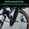 image:imageBUCKLOS Bike Shock Pump High Pressure Suspension Fork Pumps Rear Shocks Bicycle Tire Pump 300 Psi Max for Mountain Road Bikes and Motorcycle Air Front Fork with Gauge NoLoss Schrader Valve Bike Tool