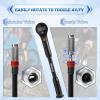 image:imageBUCKLOS Bike Shock Pump Mountain Suspension Air Fork Rear Shock 320Psi Digital Gauge Bicycle Tire Pump Scharder Presta Valve for MTBRoad Bikes Handheld Accessories ToolRound