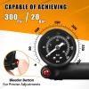 image:imageBUCKLOS Shock Pump Mountain Bike Suspension Pumps Air Fork Rear Shock 300 Psi  400 Psi High Pressure Shock Pumps with Gauge for MTBRoad Bikes No Air Loss Schrader Valve Bicycle Tool300Psi