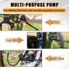 image:imageBUCKLOS Shock Pump Mountain Bike Suspension Pumps Air Fork Rear Shock 300 Psi  400 Psi High Pressure Shock Pumps with Gauge for MTBRoad Bikes No Air Loss Schrader Valve Bicycle Tool300Psi