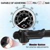image:imageBUCKLOS Shock Pump Mountain Bike Suspension Pumps Air Fork Rear Shock 300 Psi  400 Psi High Pressure Shock Pumps with Gauge for MTBRoad Bikes No Air Loss Schrader Valve Bicycle Tool400Psi