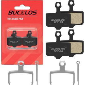 image:imageBUCKLOS Bike Disc Brake PadsBicycle Disk Brake Pads for Sram Avid Elixir E1 E3 E5 E7 E9 ER ER CR Mag Level TL T Sram XX X0 X7 X9 XXWC DB1 DB3 DB5 for Mountain BikeEbikeRoad BikeScooterResin2PC