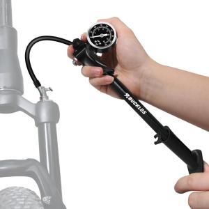 image:imageBUCKLOS Shock Pump Mountain Bike Suspension Pumps Air Fork Rear Shock 300 Psi  400 Psi High Pressure Shock Pumps with Gauge for MTBRoad Bikes No Air Loss Schrader Valve Bicycle Tool400Psi