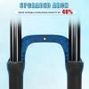 image:imageBUCKLOS 2026 inch 40 Fat Tire Bike Suspension Fork 180mm Travel 135mm Spacing Hub 9mm QR Ebike Oil MTB Fat Fork Double Crown 118 Straight Electric Bicycle Front Fork Snow Beach Mountain Bike20inch