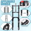 image:imageBUCKLOS 2026 inch 40 Fat Tire Bike Suspension Fork 180mm Travel 135mm Spacing Hub 9mm QR Ebike Oil MTB Fat Fork Double Crown 118 Straight Electric Bicycle Front Fork Snow Beach Mountain Bike20inch