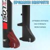 image:imageBUCKLOS 2026 inch 40 Fat Tire Bike Suspension Fork 180mm Travel 135mm Spacing Hub 9mm QR Ebike Oil MTB Fat Fork Double Crown 118 Straight Electric Bicycle Front Fork Snow Beach Mountain Bike26inch