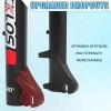 image:imageBUCKLOS 2026 inch 40 Fat Tire Bike Suspension Fork 180mm Travel 135mm Spacing Hub 9mm QR Ebike Oil MTB Fat Fork Double Crown 118 Straight Electric Bicycle Front Fork Snow Beach Mountain Bike20inch