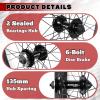 image:imageBUCKLOS 2026 x 40 Inch Fat Tire Bike Wheel Front Mountain Bicycle Rim 135mm Hub 9mm Quick Release Wheelset Aluminum Alloy Disc Brake 36 14G Spoke for MTB Ebike Beach Snow Cruiser20 Inch