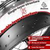 image:imageBUCKLOS 2026 x 40 Inch Fat Tire Bike Wheel Front Mountain Bicycle Rim 135mm Hub 9mm Quick Release Wheelset Aluminum Alloy Disc Brake 36 14G Spoke for MTB Ebike Beach Snow Cruiser26 Inch