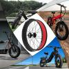 image:imageBUCKLOS 2026 x 40 Inch Fat Tire Bike Wheel Front Mountain Bicycle Rim 135mm Hub 9mm Quick Release Wheelset Aluminum Alloy Disc Brake 36 14G Spoke for MTB Ebike Beach Snow Cruiser20 Inch