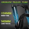 image:imageBUCKLOS 2627529 inch Travel 140mm MTB Air Suspension Fork Rebound Adjustment 34mm Stanchions 118 Threadless StraightTapered 9100mm QR ManualRemote Lockout XC AM Mountain Bicycle Front ForksStraightremote