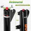 image:imageBUCKLOS 2627529 inch Travel 140mm MTB Air Suspension Fork Rebound Adjustment 34mm Stanchions 118 Threadless StraightTapered 9100mm QR ManualRemote Lockout XC AM Mountain Bicycle Front ForksStraightremote