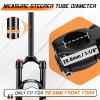 image:imageBUCKLOS Adjustable Bike Stem 318mm 254mm Riser Handlebar Stem 100110120130140mm 60 Degree Extender Bicycle Mountain Bike Stems for MTB Road EBike BMX254140mm