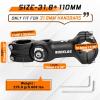 image:imageBUCKLOS Adjustable Bike Stem 318mm 254mm Riser Handlebar Stem 100110120130140mm 60 Degree Extender Bicycle Mountain Bike Stems for MTB Road EBike BMX318110mm