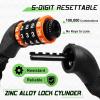 image:imageBUCKLOS Bike Chain Lock Heavy Duty Anti Theft 5 Digital Combination Bicycle Locks 33Ft 4Ft 5Ft for Bike Electric Scooter Ebike Motorcycle Door Gate Fence 6mm Thick CamouflageCAMOUFLAGE