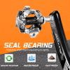 image:imageBUCKLOS Bike Clip Pedals PDM760M780 MTB Mountain Bike Clipless Dual Sided Pedals  Road Bike Spin Bike Sealed Bearing Bicycle Clips in Pedal Compatible with Shimano SPD Cleats 916 AluminumBlack2