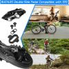 image:imageBUCKLOS Bike Clip Pedals PDM760M780 MTB Mountain Bike Clipless Dual Sided Pedals  Road Bike Spin Bike Sealed Bearing Bicycle Clips in Pedal Compatible with Shimano SPD Cleats 916 AluminumBlack1