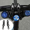 image:imageBUCKLOS Direct Mount Stem Mountain Bike 318mm 35mm Bar Clamp MTB Handlebar Stems 2 Pieces Lightweight Split High Rise Bicycle Stem Adjustable Extension 5864mm for Dual Crown Fork Downhill EnduroBLACK