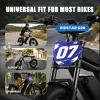 image:imageBUCKLOS Ebike Number Plate Front Dirt Bike License Plate  for Surron Talaria Downhill MTB Electric Commuter Bike Q20 S1 S2 Y1 RX X1S X X2MX3 MX4 MX5 XXXPro SS SR S  BlackBlue