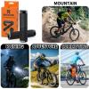 image:imageBUCKLOS GR800 GR820 3D Printed Bike Handlebar Grips Double Lockon MTB Grips with Aluminum End Plugs TPU NonSlip Waterproof Bicycle Handle Bar Grips for Mountain Bike BMX Scooter Folding BikePurple