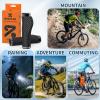 image:imageBUCKLOS GR800 GR820 3D Printed Bike Handlebar Grips Double Lockon MTB Grips with Aluminum End Plugs TPU NonSlip Waterproof Bicycle Handle Bar Grips for Mountain Bike BMX Scooter Folding BikeBlueErgonomic