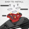 image:imageBUCKLOS KEO Pedals for Road Bike  Bicycle Clipless Sealed Bearing NylonCarbon Ultegra Clip Pedals for Indoor Cycling 9169Red