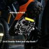image:imageBUCKLOS MTB Bike Flat Pedals with ReflectorsLarge Platform Mountain Non Slip CNC Aluminum Alloy Bicycle Pedals Sealed Bearing 916 AdultBlackRedBlue