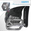 image:imageBUCKLOS MTB Flat Pedals Mountain Bike Pedals 3 Bearings CNC Adult Road Bike Pedals Bicycle Platform Aluminum Alloy NonSlip Pedal for Gravel BikeBMX 916BlackAeyinoTitanium