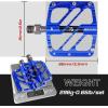image:imageBUCKLOS MTB Flat Pedals Mountain Bike Pedals 3 Bearings CNC Adult Road Bike Pedals Bicycle Platform Aluminum Alloy NonSlip Pedal for Gravel BikeBMX 916BlackBlue