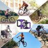 image:imageBUCKLOS MTB Flat Pedals Mountain Bike Pedals 3 Bearings CNC Adult Road Bike Pedals Bicycle Platform Aluminum Alloy NonSlip Pedal for Gravel BikeBMX 916BlackPDC860PurpleBlack