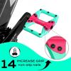 image:imageBUCKLOS MTB Flat Pedals Mountain Bike Pedals 3 Bearings CNC Adult Road Bike Pedals Bicycle Platform Aluminum Alloy NonSlip Pedal for Gravel BikeBMX 916BlackPDC860Banchi GreenRed