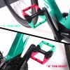 image:imageBUCKLOS MTB Flat Pedals Mountain Bike Pedals 3 Bearings CNC Adult Road Bike Pedals Bicycle Platform Aluminum Alloy NonSlip Pedal for Gravel BikeBMX 916BlackPDC860Banchi GreenBlackRed