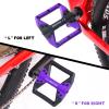 image:imageBUCKLOS MTB Flat Pedals Mountain Bike Pedals 3 Bearings CNC Adult Road Bike Pedals Bicycle Platform Aluminum Alloy NonSlip Pedal for Gravel BikeBMX 916BlackPDC860PurpleBlack