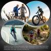 image:imageBUCKLOS Mountain Bike Flat Pedals Adult 916 Sealed Bearing Large Bicycle Pedal Aluminum Platform with Removable AntiSkid Nails and Reflectors for MTB Road Gravel BMX Ebike BikesChromePurpleBlackDUBearing