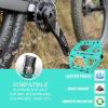 image:imageBUCKLOS Mountain Bike Pedals MTB Pedals Flat Adult Bicycle Road Bike Large Platform Nylon NonSlip Pedal for Gravel BikeHybrid Bike 916bianchi green