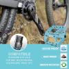 image:imageBUCKLOS Mountain Bike Pedals MTB Pedals Flat Adult Bicycle Road Bike Large Platform Nylon NonSlip Pedal for Gravel BikeHybrid Bike 916blue
