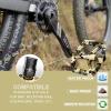 image:imageBUCKLOS Mountain Bike Pedals MTB Pedals Flat Adult Bicycle Road Bike Large Platform Nylon NonSlip Pedal for Gravel BikeHybrid Bike 916camouflage