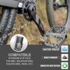 image:imageBUCKLOS Mountain Bike Pedals MTB Pedals Flat Adult Bicycle Road Bike Large Platform Nylon NonSlip Pedal for Gravel BikeHybrid Bike 916grey
