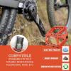 image:imageBUCKLOS Mountain Bike Pedals MTB Pedals Flat Adult Bicycle Road Bike Large Platform Nylon NonSlip Pedal for Gravel BikeHybrid Bike 916orange
