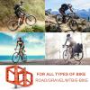 image:imageBUCKLOS Mountain Bike Pedals MTB Pedals Flat Adult Bicycle Road Bike Large Platform Nylon NonSlip Pedal for Gravel BikeHybrid Bike 916orange