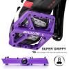 image:imageBUCKLOS Mountain Bike Pedals MTB Pedals Flat Adult Bicycle Road Bike Large Platform Nylon NonSlip Pedal for Gravel BikeHybrid Bike 916purple