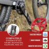 image:imageBUCKLOS Mountain Bike Pedals MTB Pedals Flat Adult Bicycle Road Bike Large Platform Nylon NonSlip Pedal for Gravel BikeHybrid Bike 916red