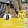 image:imageBUCKLOS Mountain Bike Pedals MTB Pedals Flat Adult Bicycle Road Bike Large Platform Nylon NonSlip Pedal for Gravel BikeHybrid Bike 916yellow