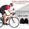 image:imageBUCKLOS Road Bike Pedals Compitable with Shimano SPDSL Cleats  Bicycle Clipless Titanium Sealed Bearing NylonAluminium Ultegra Clip Pedals for Indoor Cycling 916SPDSL Pedal Converters