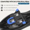 image:imageBUCKLOS Road Bike Pedals Compitable with Shimano SPDSL Cleats  Bicycle Clipless Titanium Sealed Bearing NylonAluminium Ultegra Clip Pedals for Indoor Cycling 916BH12 2